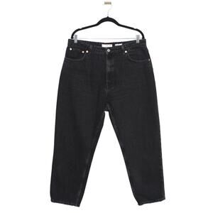 MNG Mango Mom Jeans Black Size 14
